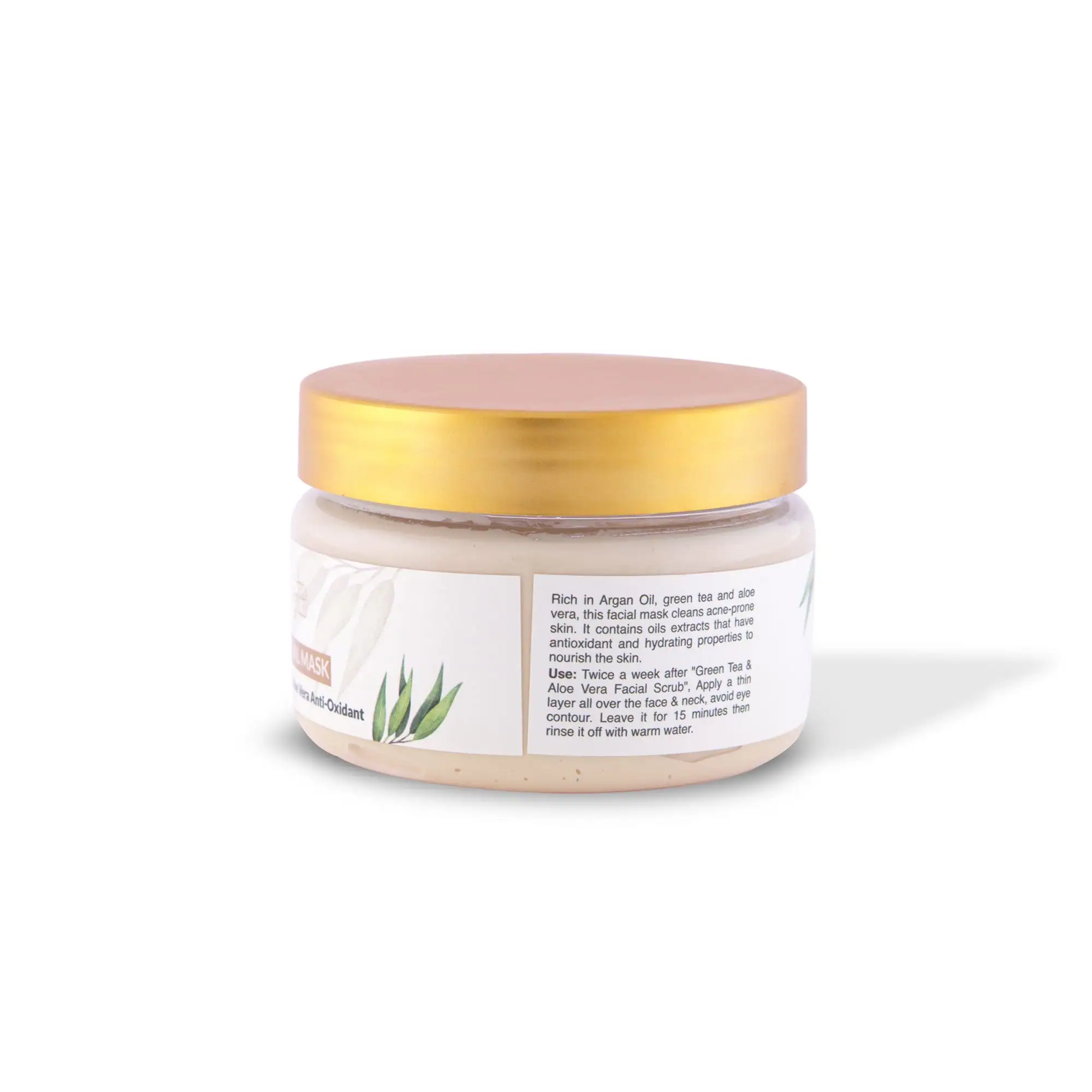 Green Tea & Aloe Vera Face Mask 300g - Image 3