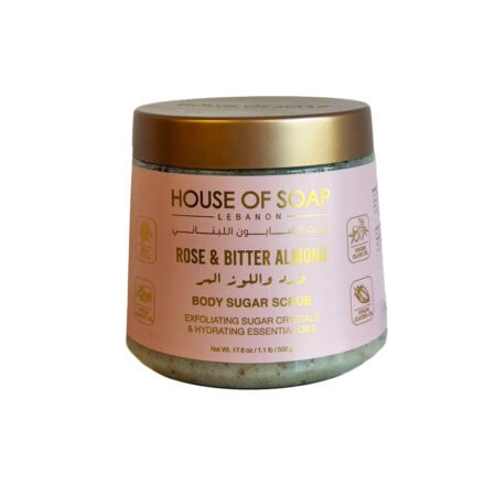 Rose & Bitter Almond Body Sugar Scrub 500g