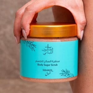 Naturally luxurious, fragrant and handmade skincare Shawq Body Sugar Scrub by House of Soap